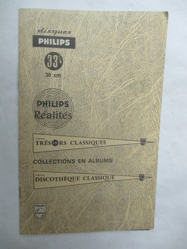 Catalogue disques philips - catalogue,