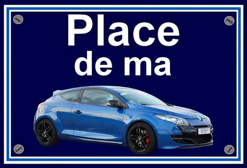 Plaque place renault - plaque,