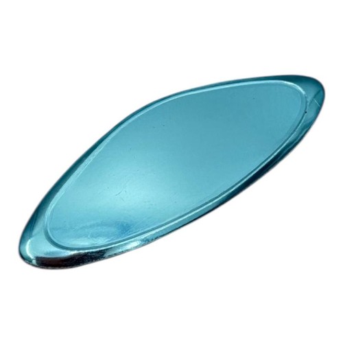 Etiquette bleue avec cadre