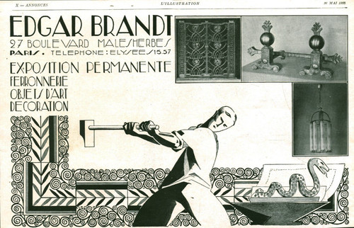 Publicité ancienne edgar - ancienne,