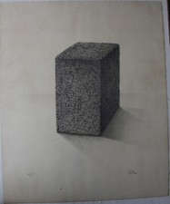 César - Lithographie portrait de compression 1977