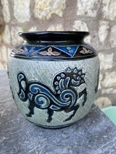 Vase En Grès De Bien Hoa Viêtnam / Indochine / viet nam xxeme