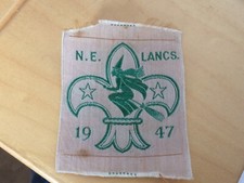 rare insigne tissus scout 1947