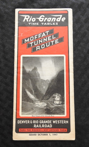 1947 denver rio grande - rio, ouest