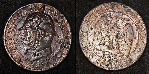 Monnaie napoleon iii satirique - napoleon,