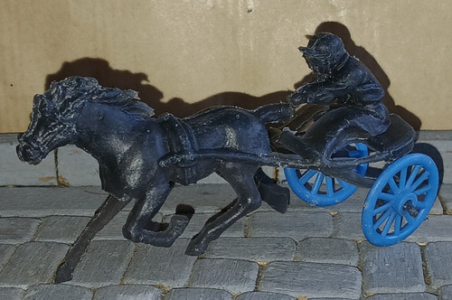 Ancien jouet sulky plastique - sulky,