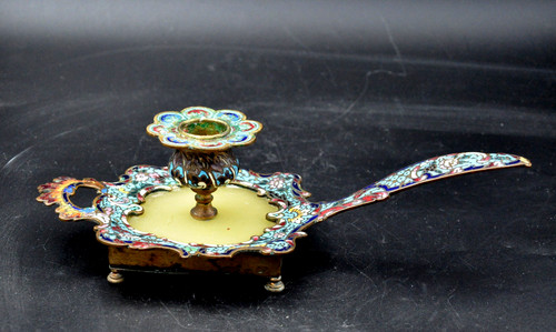 Ancien bougeoir cuivre - bougeoir, en