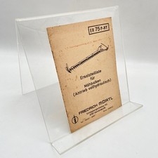 Mörtl Barre de Faucheuse Er 75 P-Hy Liste Pièces Détachées Catalogue Réparation