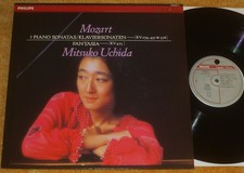 Mitsuko Uchida, " Mozart "  Philips Holl 412 617-1 EX+