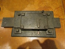 ancienne grosse serrure epok XVIII  fer forgé santé prison porte coffre fort 13