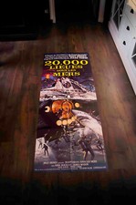 20000 LEAGUES UNDER THE SEA French Door Vintage Movie Poster Original R1976