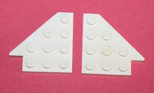 Lego white wedges - lego, ref