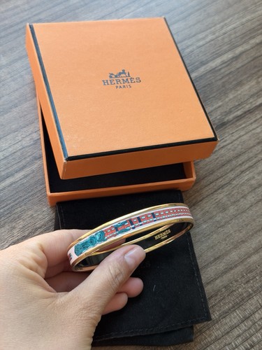 Hermes enamel bangle - bangle, bracelet