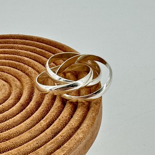 Bague argent trois anneaux - bague,