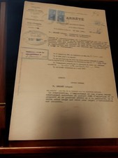 Document ancien vintage arrêté préfectoral Marseille 1930-1940 Bouches-du-Rhône