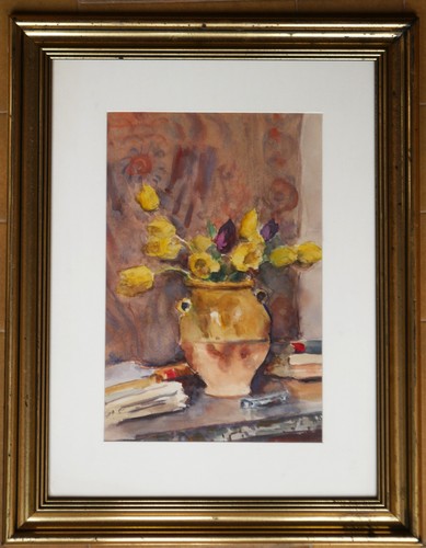 Tableau aquarelle ancienne - aquarelle,