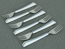 6 FOURCHETTES COUVERTS AIR FRANCE DESIGN NATHALIE GEORGE DEGRENNE ANCIEN VINTAGE