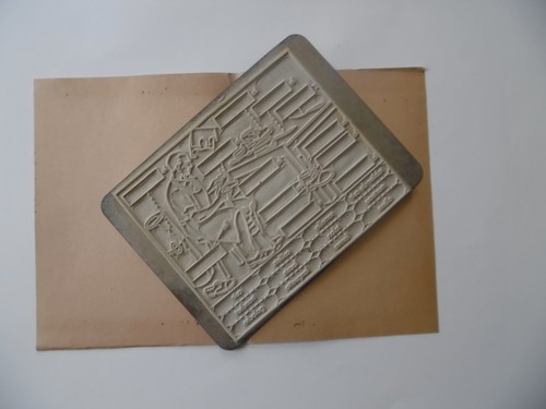 Ancien tampon encreur - encreur, scolaire