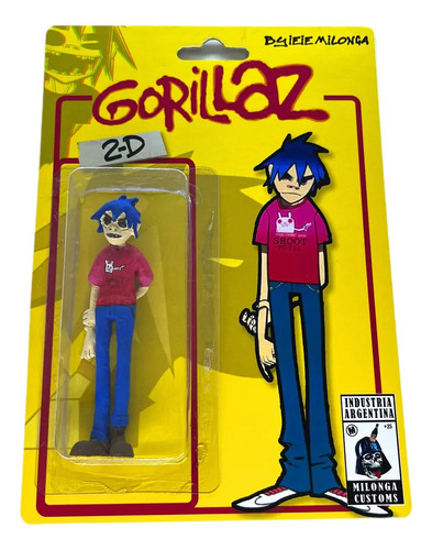 Gorillaz figura muñeco - 2-d,