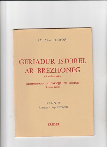 Geriadur istorel brezhoneg - geriadur,