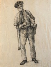 Dessin Crayon Portrait Plein