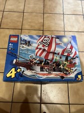 Lego 7075 complet bateau pirate + Boîte+plan +poster+brochure.