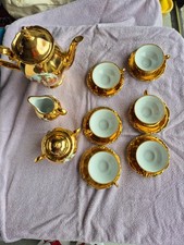 service porcelaine bavaria doré TBE