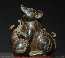 5.5"Old Chinese Dynasty Bronze