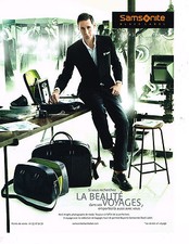 PUBLICITE ADVERTISING 114  2008  SAMSONITE    bagages valises