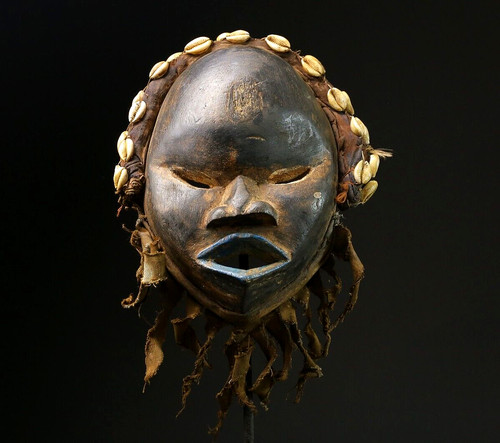 Masque tribal africain gravure