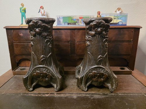 Paire vases anciens à - vases,