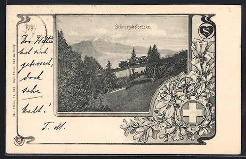 Rigi pont ficelle - pont, avec