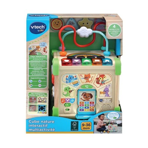 Vtech cube nature - cube, interactif