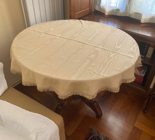 Nappe soie moiree jaune - soie, yellow