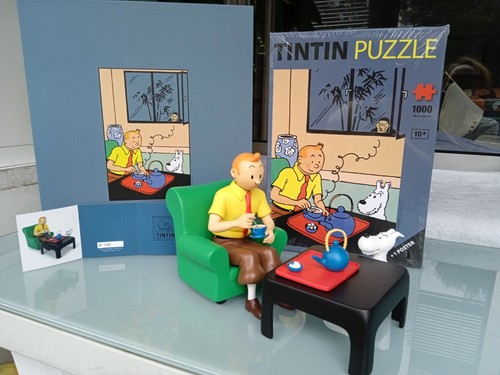 Tintin the blue lotus puzzle - +,