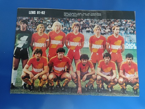 Lens france football - 81-82,