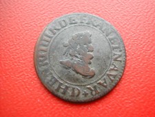 HENRI IV DOUBLE TOURNOIS 1609 LYON