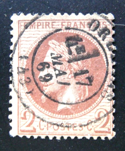 Timbre france 1862 yvert - timbre, de
