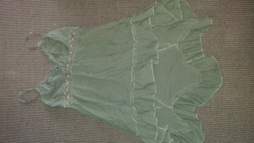 Maillot top haut kaki court - maillot,