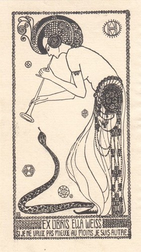 Exlibris gravure sur bois - exlibris,
