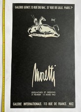 Raymond Moretti 1962 Galerie