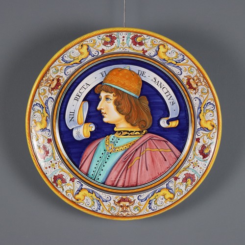 Assiette vintage majolique - assiette,