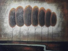 Abstrait Paysage Arbres Forêt