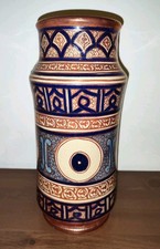 Albarello Manises Hispano Mauresque Espagne Pot Pharmacie Lustrée Vase