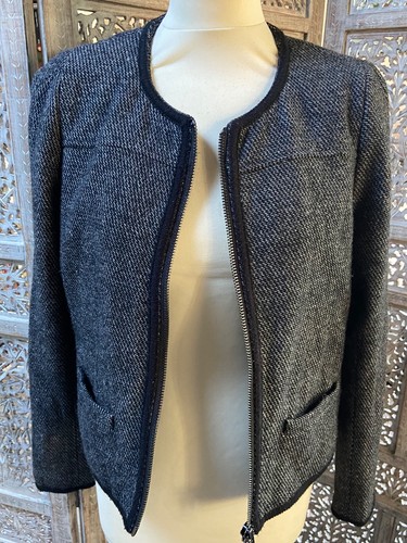 Veste courte tweed laine - tweed,