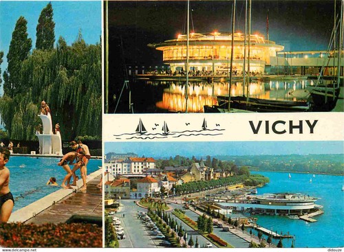 Carte postale vichy - postale,