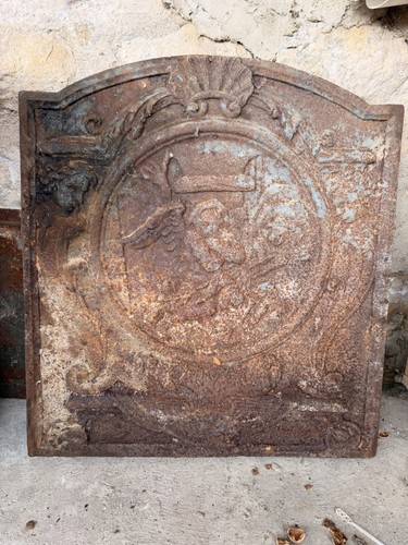 Plaque cheminée fonte - en,