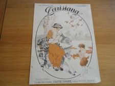 A ENCADER ! 23X31 LITHO PUBLICITE ANCIENNE PARISIANA  1919 PUB RETRO 