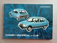 CITROEN  VISA SPECIAL et CLUB