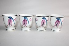 4 coquetiers en faïence